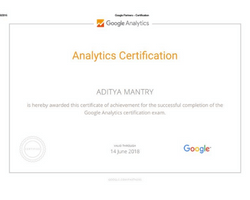 Google Analytics Certification